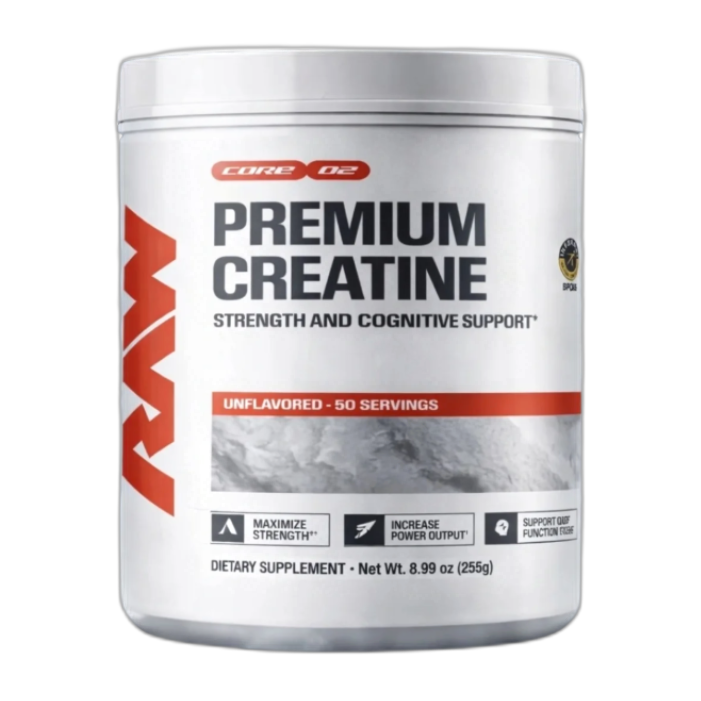 RAW Creatina Monohidratada 255 Gramos